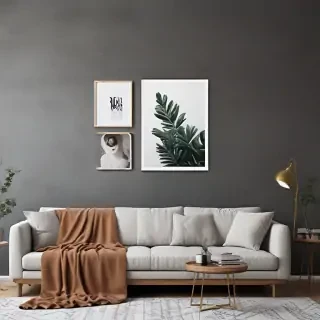 free wall art mockup