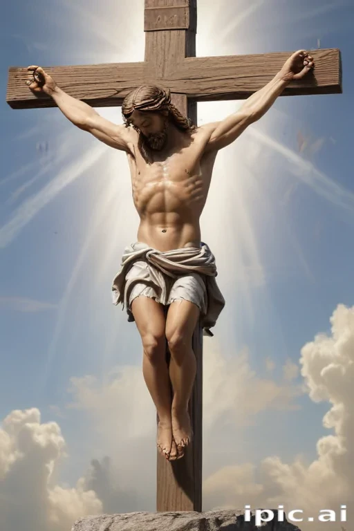 jesus on the cross clipart