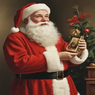 vintage santa images