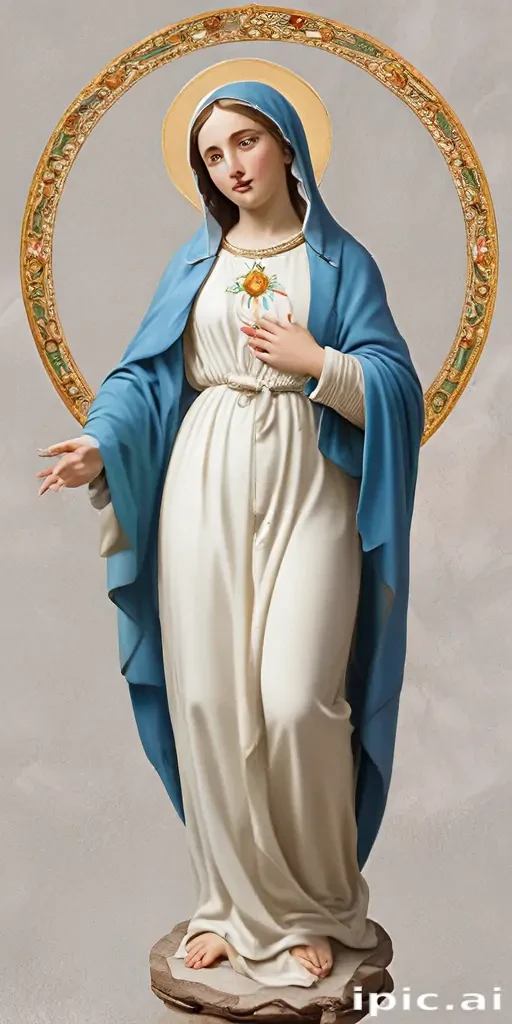 virgin mary clipart