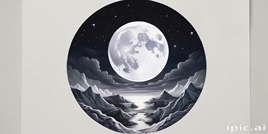 aesthetic moon drawings