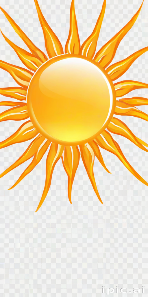 transparent background sun clipart