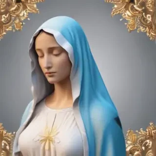 virgin mary clip art