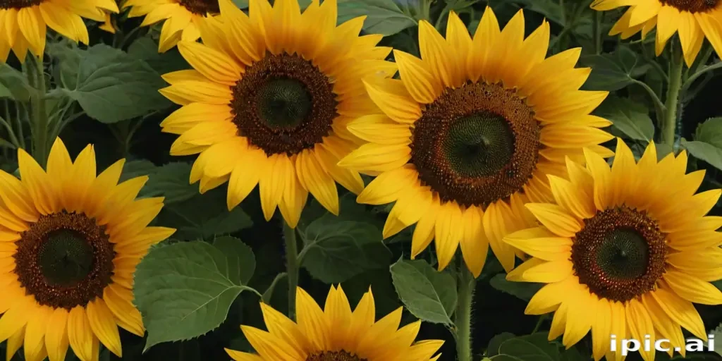 aesthetic sunflower background