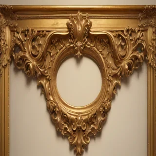 fancy gold frame