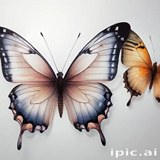 butterflies transparent