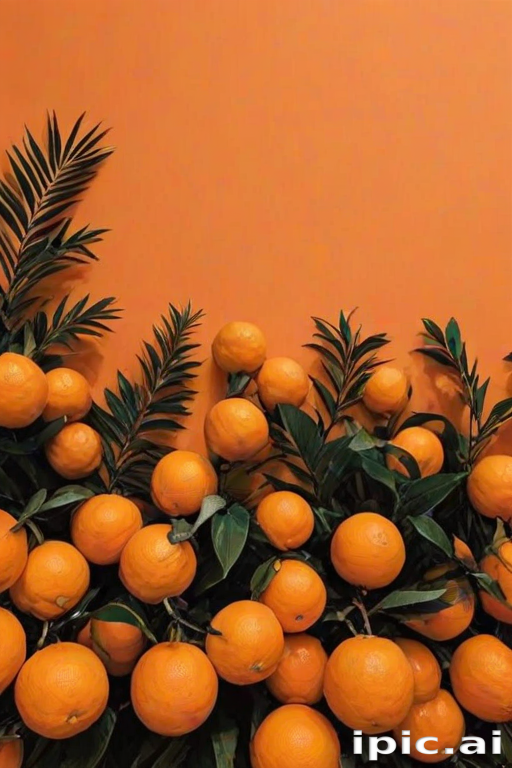 aesthetic orange background