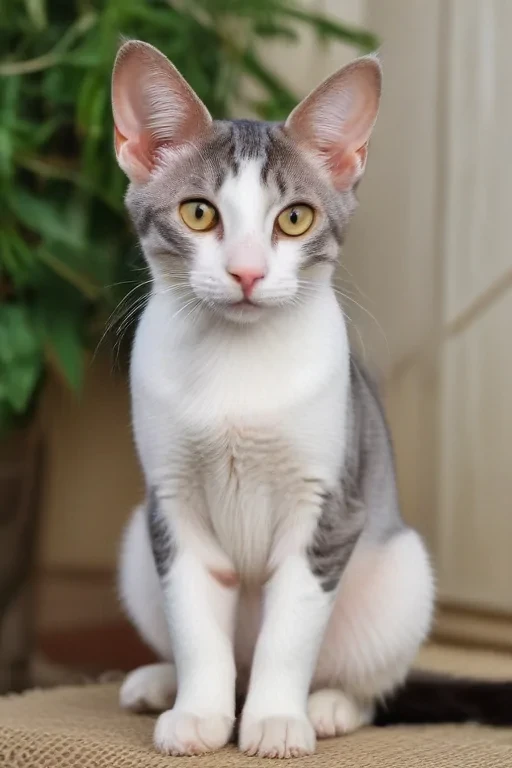 oriental bicolor cat breed