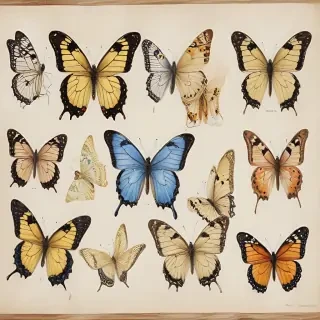 images of drawings of butterflies