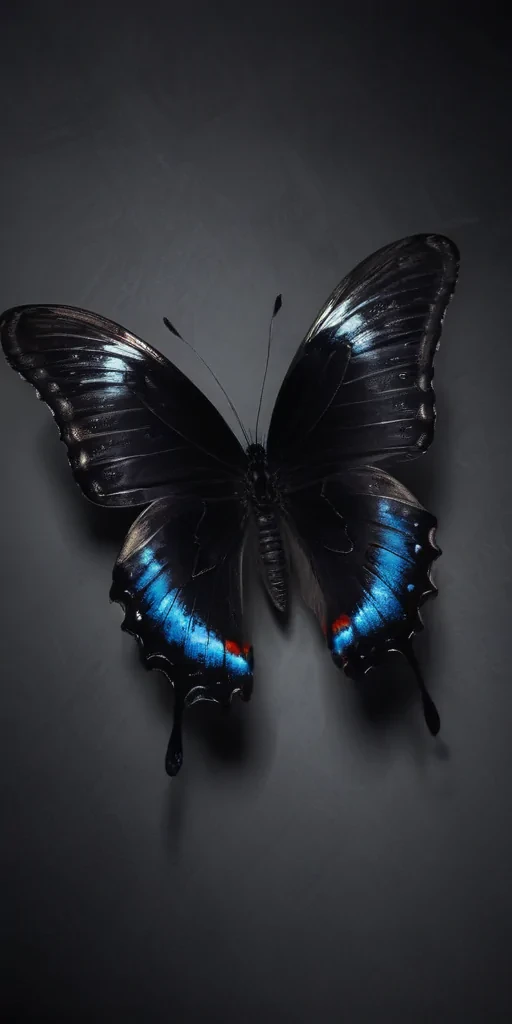 black butterfly wallpaper hd