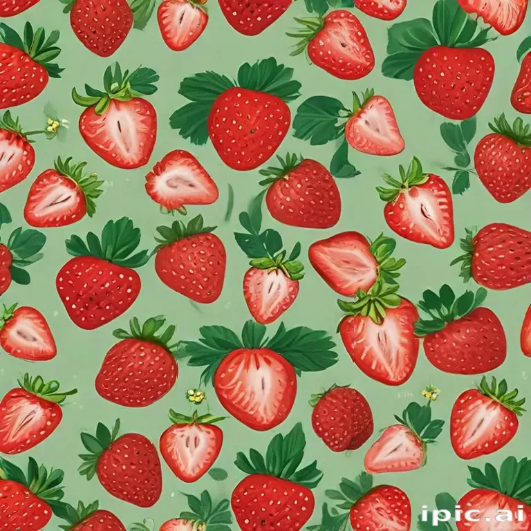 strawberry wallpaper aesthetic