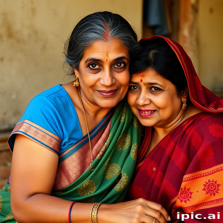 indian mom and son