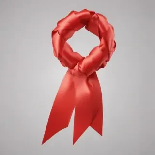 red ribbon png