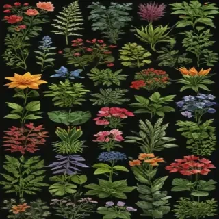 plants transparent background