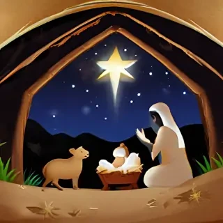 free nativity scene background images
