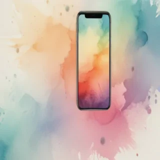 watercolor phone background