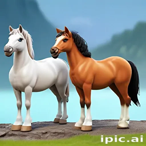 cartoon horses