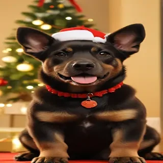 christmas dog backgrounds