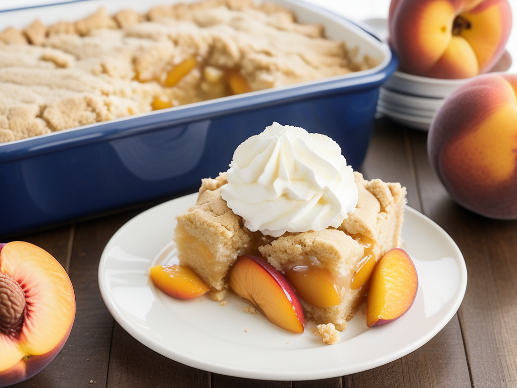 peach cobbler cake mix canned peaches