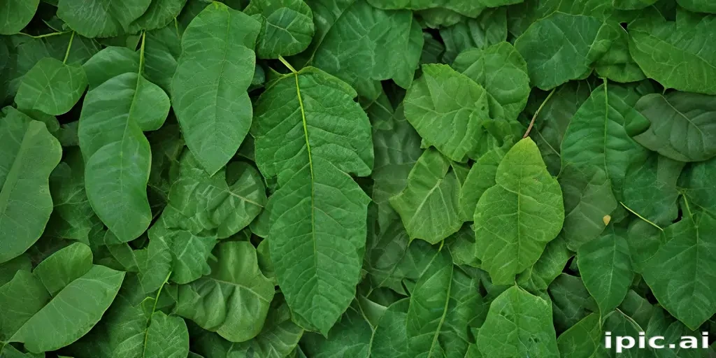 green leaf background