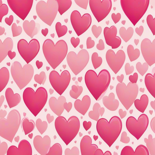 pink heart clipart