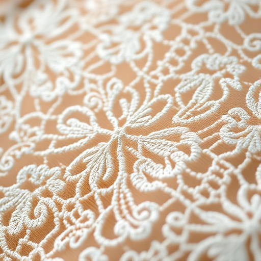 intricate lace pattern in high resolution, soft natural lighting, macro view, DSLR camera, aperture f/2.8, shutter speed 1/125s, ISO 100, focus on textile details