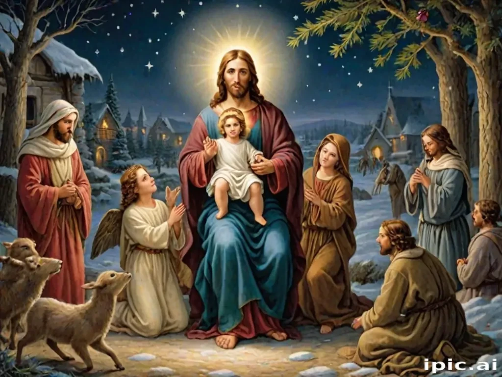 merry christmas jesus images