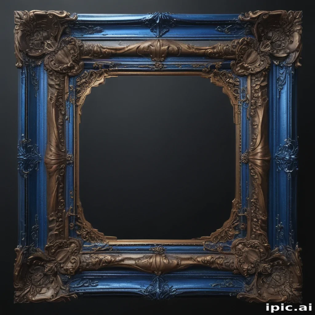 blue frame png