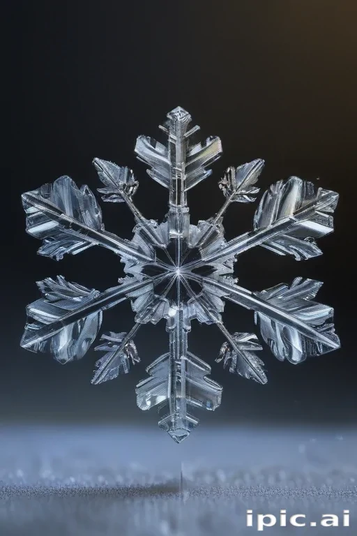 transparent snowflake