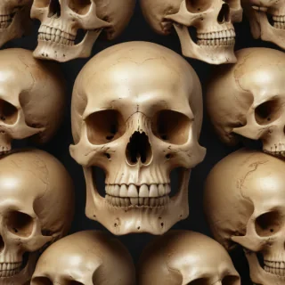 skull background