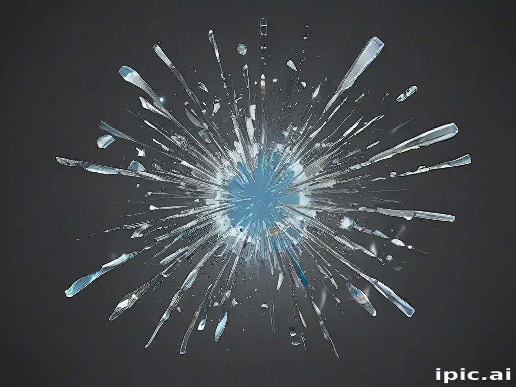 glass shattering png