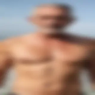 shirtless old men