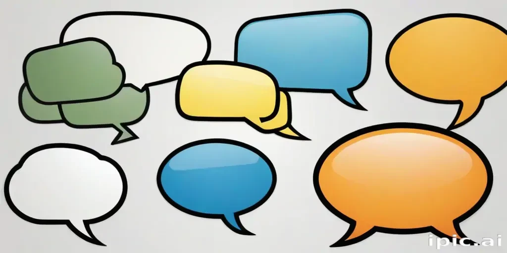 speech bubble clip art