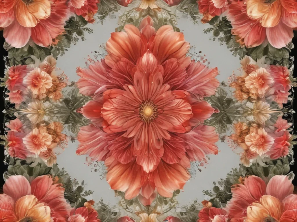 flower transparent border