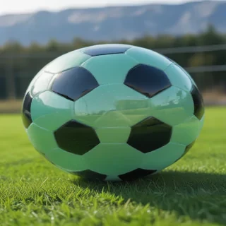 transparent soccer ball