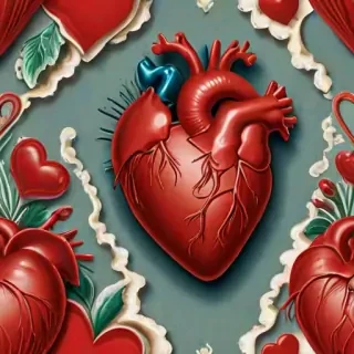 real heart wallpaper