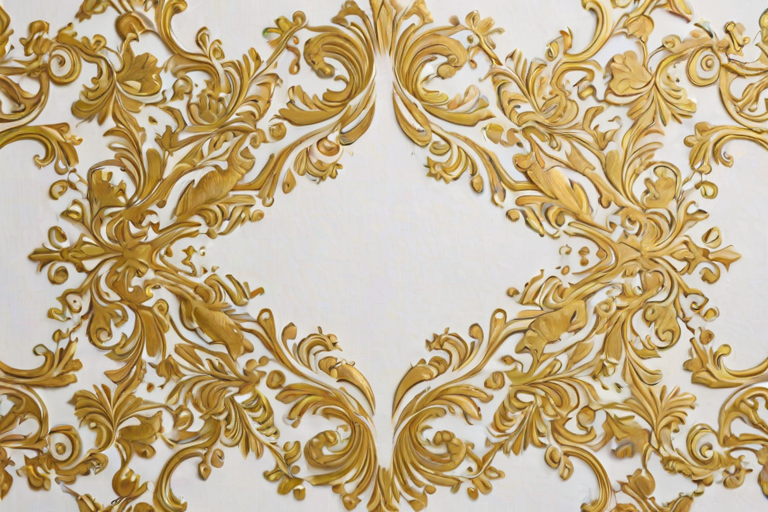 white & gold background