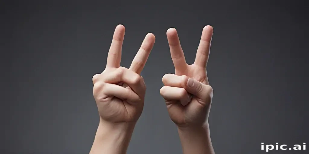 middle finger background