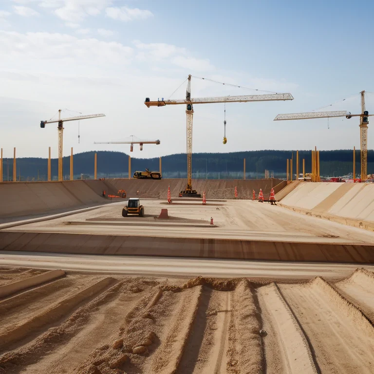 construction site background
