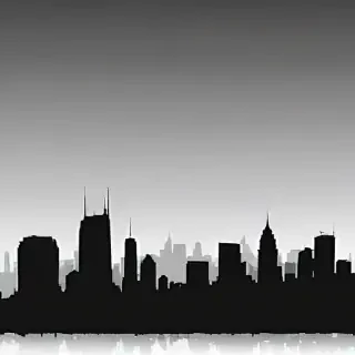 city silhouette png