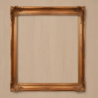 wooden picture frame png