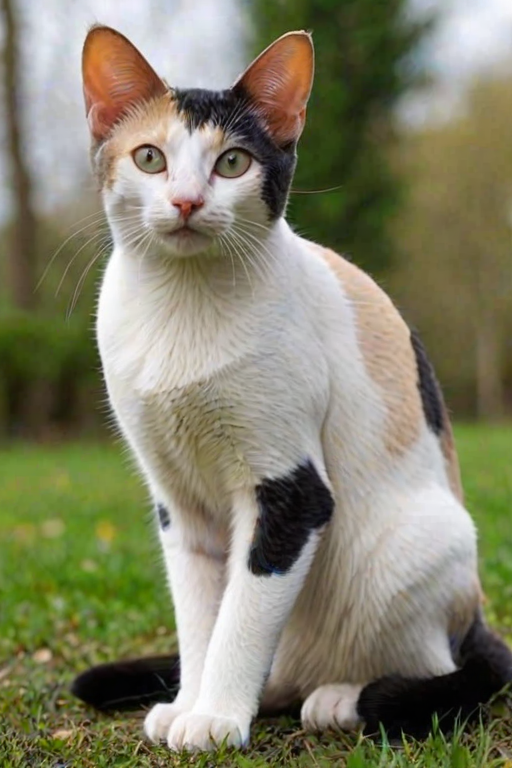 oriental bicolor cat breed