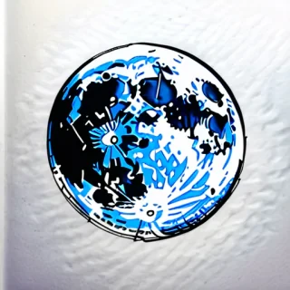 the moon sketch