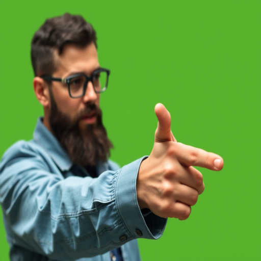 finger pointing png