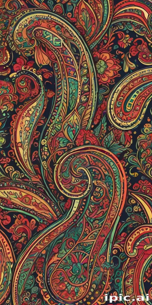paisley pattern png