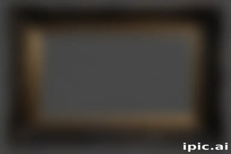 black picture frame png