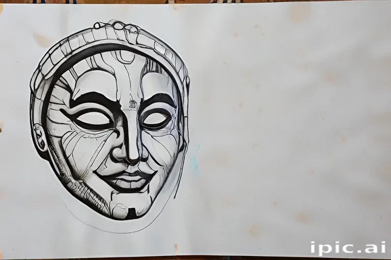 mask drawing
