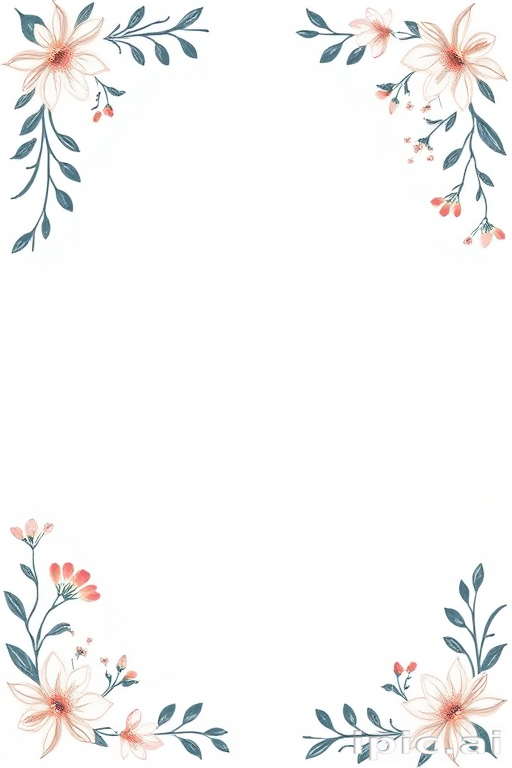 floral page borders