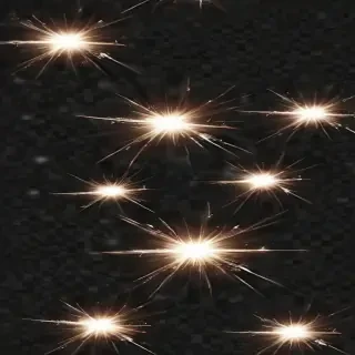 sparkles transparent