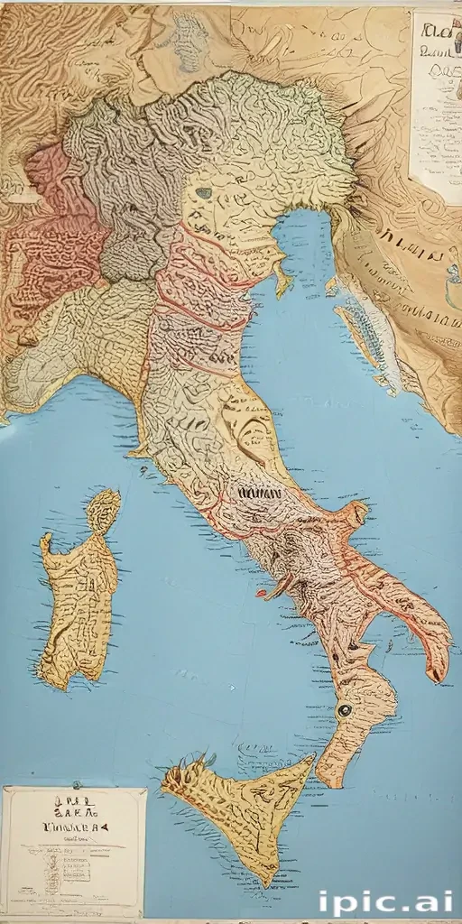 map of italy